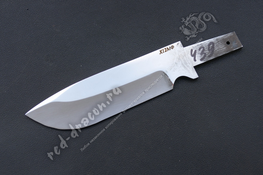 Клинок кованный для ножа Х12МФ "DAS439"